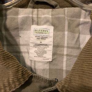 Old Navy Men’s Khaki Field Jacket XL new